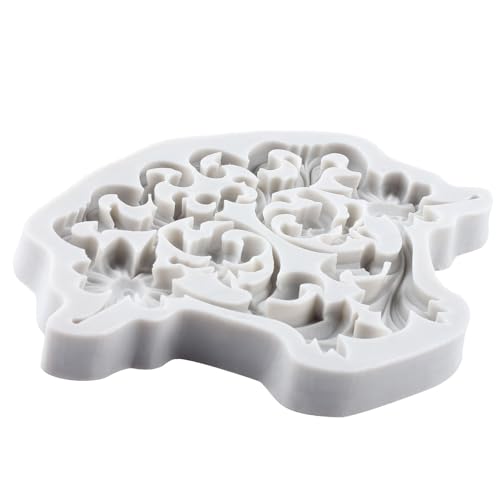 Baroque Relief Polymer Clay Mold Relief Flower Silicone Molds | DIY Craft Epoxy Resin Casting Polymer Clay Tools Crafts Air Dry Jewelry Making - color: Style L