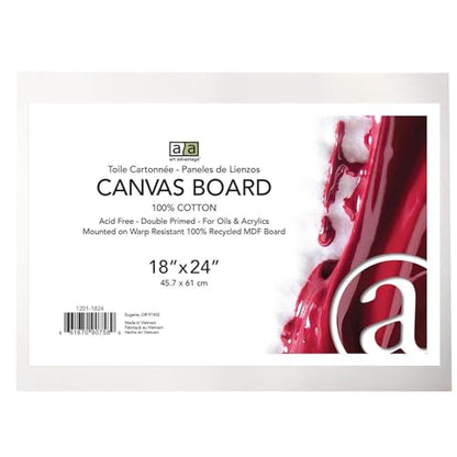Art Advantage 18-Inch by 24-Inch Canvas Board - size: 18-inch x 24-inch Board