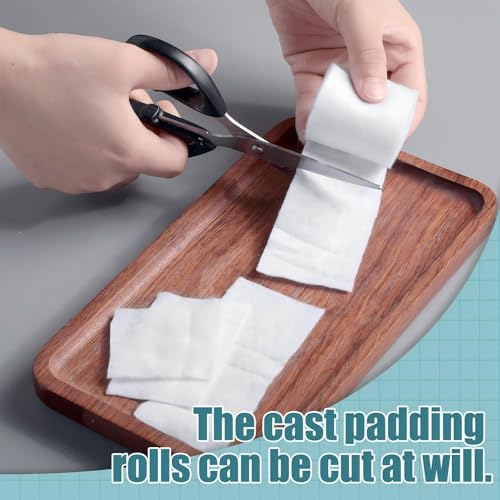Nuanchu 6 Rolls Cast Padding for Soft Plaster Cloth Bandage, 2 Inch X 8.8 Ft - size: 2 Inch x 8.8 ft