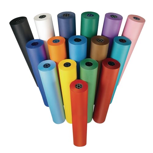 Colorations Arts & Crafts Paper Roll, Royal Blue, 36" x 1000' - color: Royal Blue
