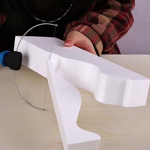 AMZQNART 4pcs Craft Foam Blocks 4×12×2in Polystyrene Blocks, Used for Making Modeling Projects, Flower Arrangements, and DIY School and Home Art Projects, in White Color. - size: 12×4×2in-4pcs