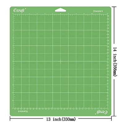 12x12 Cutting Mat 6-Pack (Standard, Light, Strong, Fabric Adhesive) Compatible with Cricut Maker 3/4/Maker, Explore 3/4/Air 2/One, Multi Adhesive Sticky Craft Mats Accessories - color: variety for cricut (5 pack)