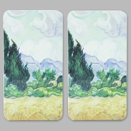 qianshan 40Pcs Empty Half Pans Watercolor Tin Palette with Magnetic Stripe | Travel Tin Palette Case,Portable Artist Paints Half Pan Kits,DIY Watercolor Oils Acrylics Painting Drawing Wheat Field - color: Wheat Field