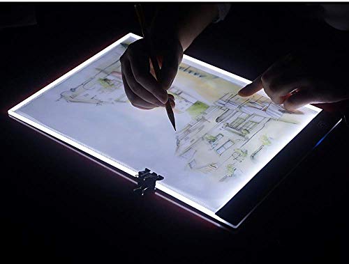 Ultra-Thin Portable A4 LED Light Box Tracer w/USB Cable Dimmable Brightness LED Artcraft Tracing Light Box Light Pad for Artists Drawing Sketching Animation Stencilling X-ray Viewing - style: A4 (13*8.5 inch) light pad