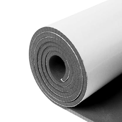 DGSL Foam Insulation Neoprene Sheets with Adhesive, 13''W x 80''L x 1/4''T | Weatherproof Soundproof Padding for Automotive, Multi-Function Soundproof Large Closed Cell Neoprene Rubber Roll - color: Black, size: 13 in x 80 in x 1/4 in