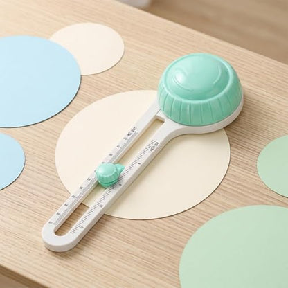 Circular Cardboard Circle Cutter with 3 Replaceable Blades,Circle Paper Cutters,Adjustable Rotary Circle Cutter,Trimmer Scrapbooking Tools