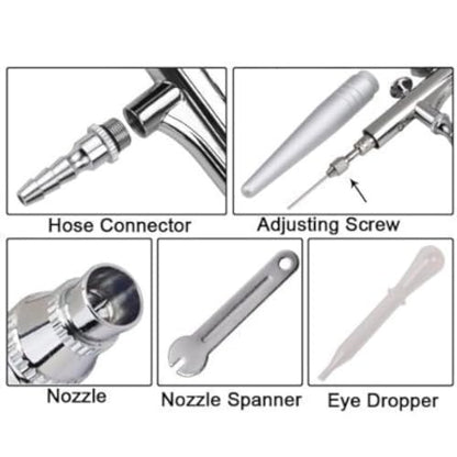 Professional Single Action Gravity Feed Airbrush