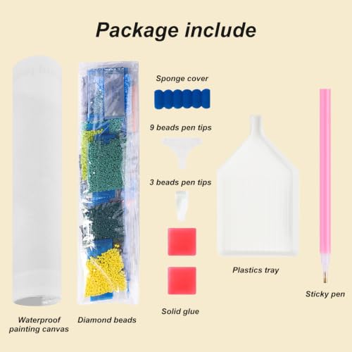 hill froeistung Landscape Scenery Diamond Art Painting Kits for Adults - color: HF-A072