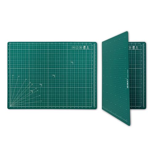 iMAT Flip Cutting Mat Note A2, Foldable, Double-Sided, Hunter Green - color: Hunter Green