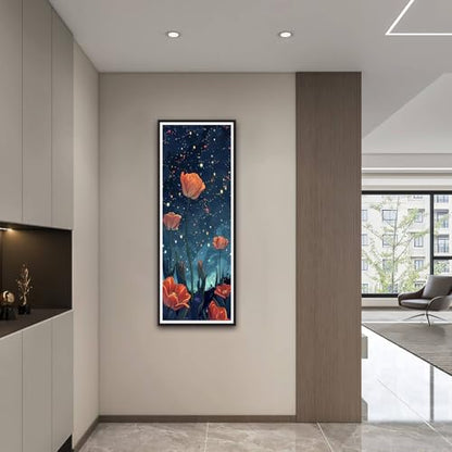 ZHUMUTO Large Diamond Painting Kits for Adults Starry Tulip Garden - color: LZMT048