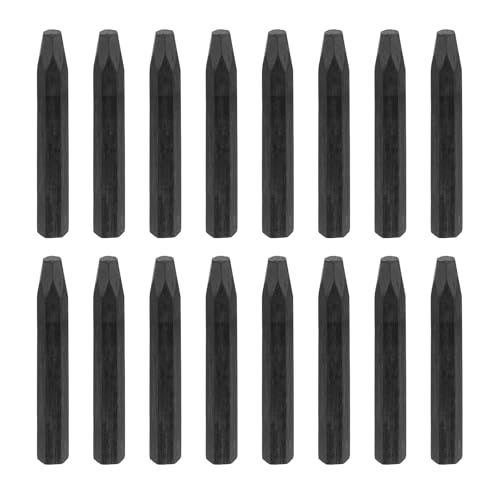 MECCANIXITY 16PCS Oil Pastels Set, Soft Oil Colored Drawing Pastels Chalk Vibrant Color for Artists Art Supplies for Beginners Teachers, Black - color: Black