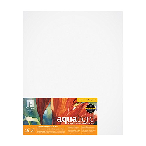 Ampersand Aquabord | 16x20 | 1/8" Flat | Watercolor & Gouache Panel - color: Flat Profile, size: 1/8 Inch, 16" x 20"