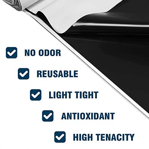 Crawl Space Vapor Barrier, 12 Mil 10x50' Black/White Panda Film | Thick Plastic Sheeting, Plastic Drop Cloth Covering for Crawlspace Encapsulation, Suitable for Commercial and Residential Use - size: 12mil 10'x50'
