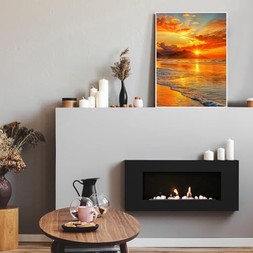 RYMILIE Sunset Diamond Art Kits for Adults Diamond Painting Kit 12x16in - color: DP00899