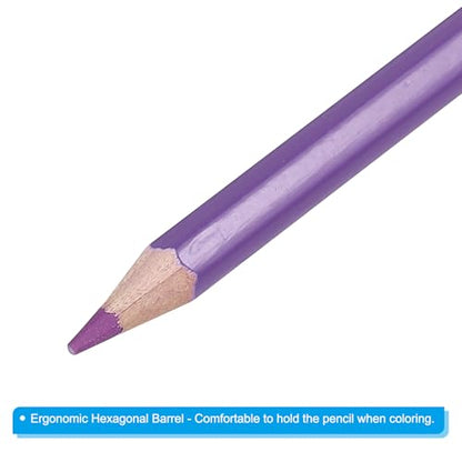 PATIKIL Watercolor Pencil, 12Pcs Water Soluble Pencils for Blending, Coloring, Sketch Drawing, Painting, Light Purple - color: Light Purple