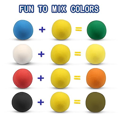 ifergoo 100g Yellow Air Dry Clay, 3.5oz DIY Creative Modeling Clay for Kids | Refill Foam Magic Clay for School Art & Craft Project, Slime Supplies, Ultra-light & Soft, Gift for Age 3-12 Boys & Girls - color: Yellow/100g