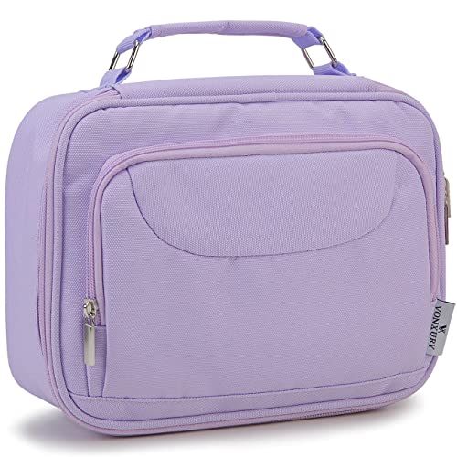 VX VONXURY Large Pencil Case, 54-Slot Colored Pen Pouch 2 Removable Sleeves - color: Light Purple