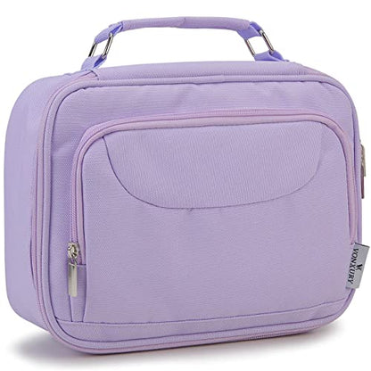 VX VONXURY Large Pencil Case, 54-Slot Colored Pen Pouch 2 Removable Sleeves - color: Light Purple