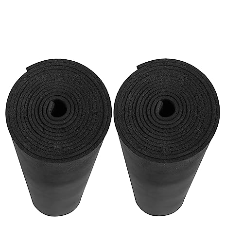 AMZQNART 2mm EVA Foam Sheets Roll 39x59in Black 2pcs for Cosplay 90kg/m3 - color: 2PCS: 35×59in-Black, size: 2mm-Thick
