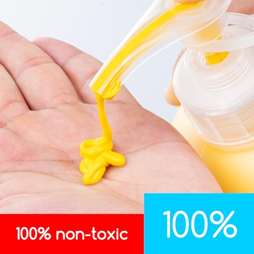 MEEDEN Mid Yellow Acrylic Paint: 1 L /33.8 oz Satin Liquid Paint with Pump Lid - Soft Body Art Paints for Canvas, Studio, School, Wall & Poured Paintings - color: Mid Yellow