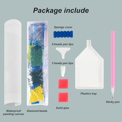 hill froeistung 5D Colorful Bird Diamond Art Painting Kits for Adults - color: HF-A074