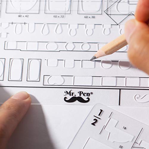 Mr. Pen- Plumbing Template, Architectural Templates, Bathroom Template | Stencils & Fixture Templates - style: 2 pcs