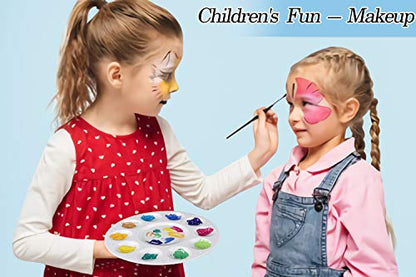 4 PCS Paint Palette, INIFUS Paint Pallet for Kids & Students，Plastic Paint Tray Palettes with 10 Wells,Painting Supplies for Kids | Artist Paint Tray Palette,Paint Palettes for Kids,Student to Craft Supplies DIY Art Painting on School Project or Art Class