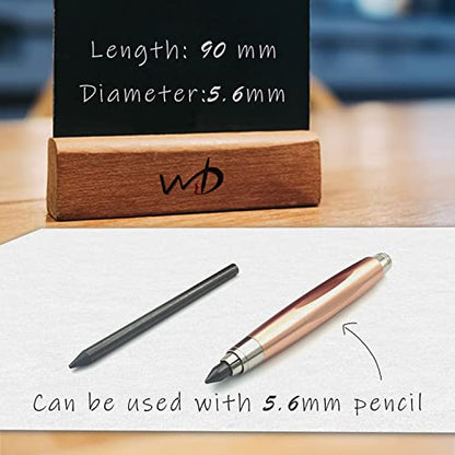 WSD Mechanical Pencil Lead 5.6mm x 86mm Leads 2B (12 pcs) - color: black-2B
