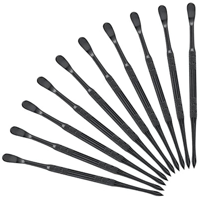 suiwotin 10PCS Wax Carving Tool, Stainless Steel, Black - color: Black - 10PCS