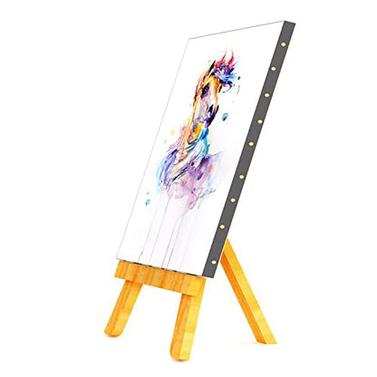 10 Pcs 5.9 Inch Mini Wood Display Easel, Tabletop Easels | Wooden Tripod Holder Stand for Displaying Photos, Picthres - style: 5.9 Inch