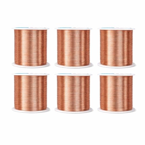 Mandala Crafts 18 Gauge Rose Gold Tone Combo Anodized Aluminum Craft Wire - color: Rose Gold Tone Combo, size: 18 Gauge 75X6 Feet