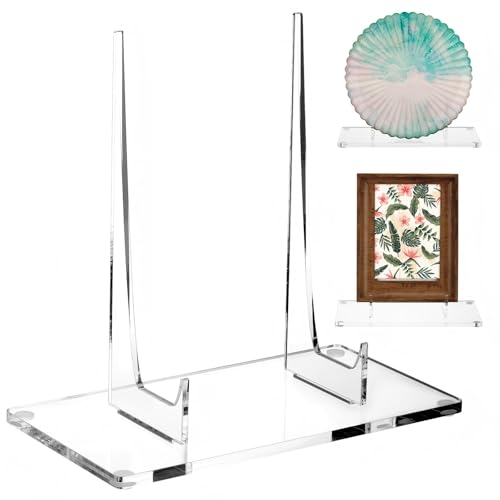 Jetec Acrylic Book Stand Clear Easel Stand for Display, 5 x 3 x 5 Inch - size: 5 x 3 x 5 Inch