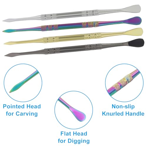Jiozermi 12 Pack Wax Carving Tools, 3 Colors - color: 3 Colors-12 Pcs