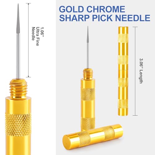 Airbrush Cleaning Kit, Airbrush Cleaner for Spray Paint Airbrush Cleaning, 16PCS Airbrush Accessories with 10 Cleaning Needles, 5 Cleaning Brushes and 1 Sharp Pick Needle