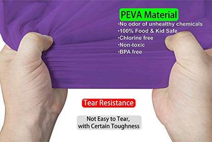 PARTY ULYJA Purple Plastic Tablecloths 2 Pack Disposable Table Covers 84 Inch Circle Bridal Shower PEVA Violet Table Cloths for BBQ Picnic Birthday Wedding Banquet Parties 6 ft Round Table Use - color: C02 Purple