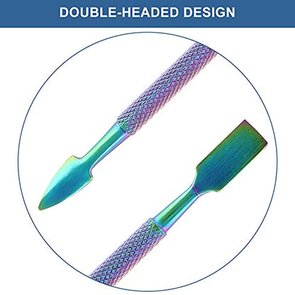 suiwotin 3PCS Wax Carving Tools, Rainbow, Stainless Steel - color: Rainbow - 3PCS