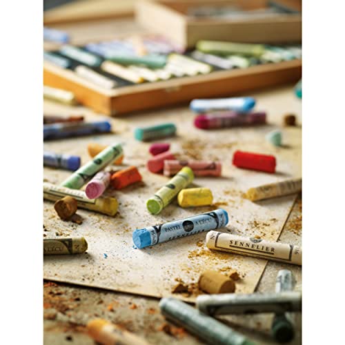 SENNELIER Extra-Soft French Pastel for Professional Artists, Bronze Green Deep 157 - color: Bronze Green Deep 156