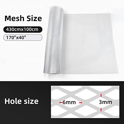 AggAuto Universal 170"x40" Car Grill Mesh 3x6mm Rhombic Hole Silver | Aluminum Alloy Automotive Grille Insert Bumper, One of the Most Multifunctional Shape Grids - size: 3x6mm Rhombus - Silver - 170x40in 1 roll