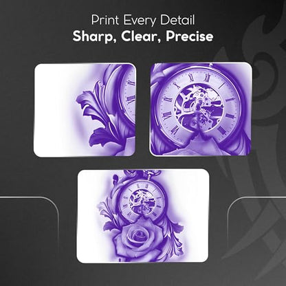 Parent of INKFUEL Stencil Printer Ink Refill, Compatible for Stencil Printers, Mess-Free Refilling (250ml (8.5oz), Violet) - size: 8.5 fl oz