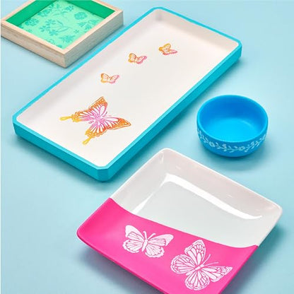 Martha Stewart, Flora and Fauna Stencils, Stamps, and Tools Kit, 13 pc - style: Flora & Fauna