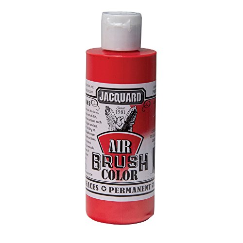 Jacquard Airbrush Color 4Oz Metallic Red - color: Metallic Red, size: 4 Fl Oz (Pack of 1)