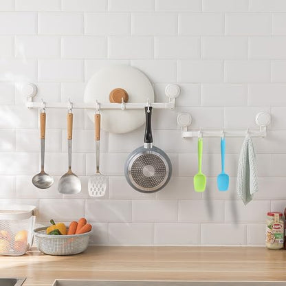 Silicone Spatula, 11 inch Rubber Spoon Spatula Set for Cooking and Baking, Heat Resistant Cooking Utensil Set, Flexible Silicone Spoon Baking Mixing Tool Cooking Gadget (4-Piece) - size: 11 in x 2.2 in x 4 Pcs