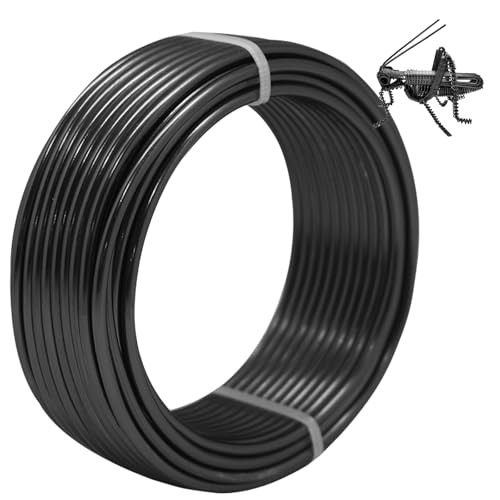 Aluminum Craft Wire, 3mm×11m Bendable Metal Wire for Jewelry Making, Sculpting, Floral Making, Wreath Making, Crafting, Wire Wrapping, Christmas Ornaments (Black) - color: Black
