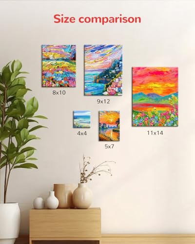 60 Pcs 11x14 Inch Canvas Boards for Painting Pre-Primed White | Blank Cotton Canvas Panels for Acrylics Oil Paints - size: 11"x14"- 60pcs