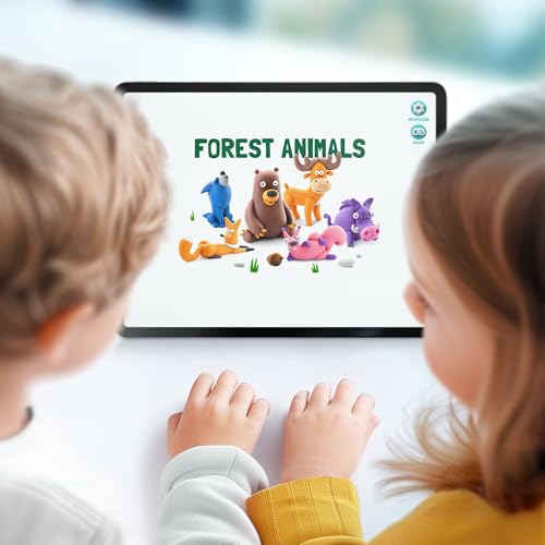 HEY CLAY Forest Animals - Claymate Bear - Air Dry Clay Kit 3 cans and Sculpting Tools with Fun Interactive Instructions App - color: Bear