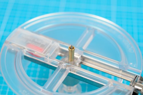 NT Cutter Circle Cutter, 3/4" to 6-3/4" Diameter (iC-1500P) | Leaves no pin trace, 1 Circle Cutter