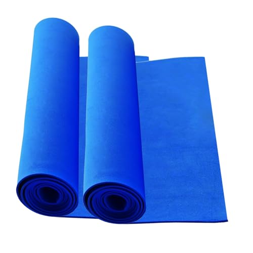 EVA Foam Roll | High Density 85kg/m3 | 2mm Thick | 48"x14" | Ideal for Cosplay, Crafts, DIY Projects (Blue 2pcs) - color: Blue 2pcs