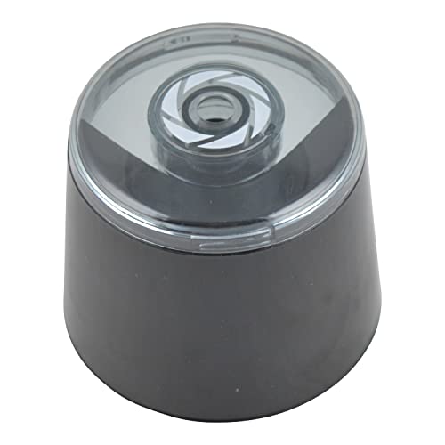 Westcott iPoint Dot Battery Pencil Sharpener | Compact & Battery Powered with Stainless Steel Blades, EZ View Shavings Reservoir, Home, Office, School or Classroom