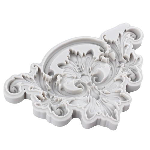 Baroque Style Curlicue Silicone Molds Scroll Lace Polymer Clay Mold | DIY Craft Epoxy Resin Casting Polymer Clay Tools Crafts Air Dry Jewelry Making - color: Style N