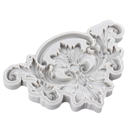 Baroque Style Curlicue Silicone Molds Scroll Lace Polymer Clay Mold | DIY Craft Epoxy Resin Casting Polymer Clay Tools Crafts Air Dry Jewelry Making - color: Style N